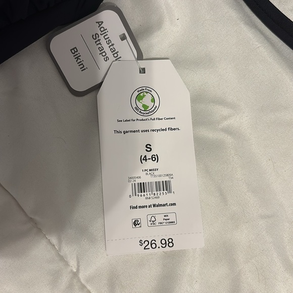 NWT black one piece swimsuit - Picture 7 of 10